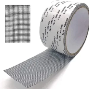 Window Screen Repair Tape Strong Adhesive Waterproof Fiberglass Mesh Patch for Window Door Mosquito Net Screen Fixing Tape