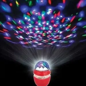 LED 360° Rotating Crystal Bulb B22 Magic Disco LED Light